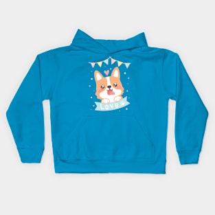 Corgi Love Kids Hoodie